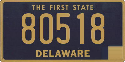 DE license plate 80518