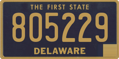 DE license plate 805229