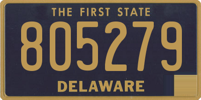 DE license plate 805279