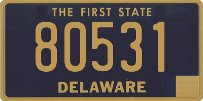 DE license plate 80531