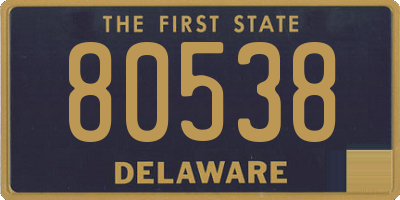 DE license plate 80538