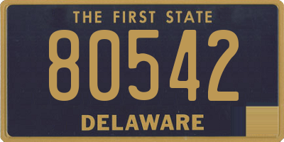 DE license plate 80542