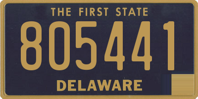 DE license plate 805441