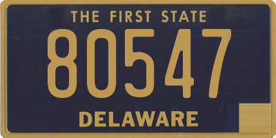 DE license plate 80547