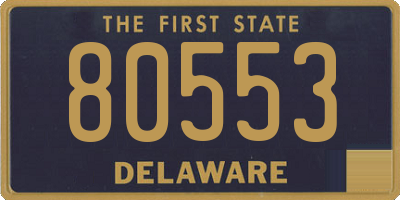 DE license plate 80553