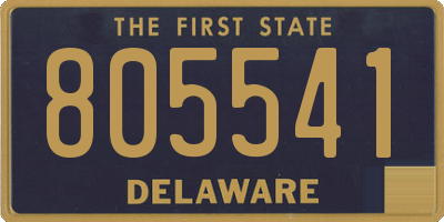 DE license plate 805541