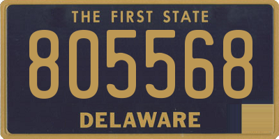 DE license plate 805568