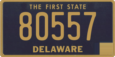 DE license plate 80557