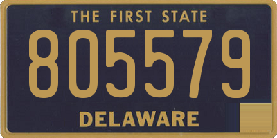 DE license plate 805579