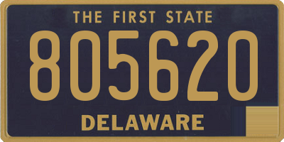 DE license plate 805620
