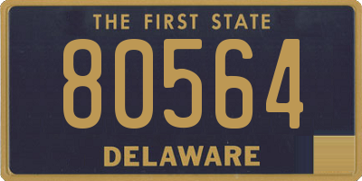 DE license plate 80564