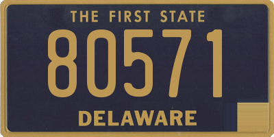 DE license plate 80571