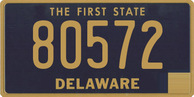 DE license plate 80572