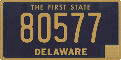 DE license plate 80577