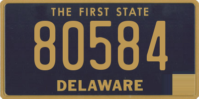 DE license plate 80584