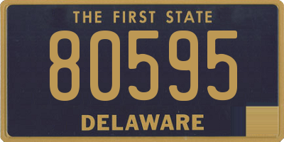 DE license plate 80595