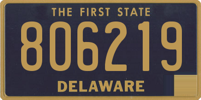 DE license plate 806219