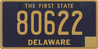 DE license plate 80622