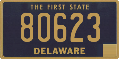 DE license plate 80623