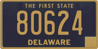 DE license plate 80624