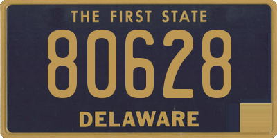 DE license plate 80628