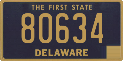 DE license plate 80634