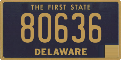 DE license plate 80636