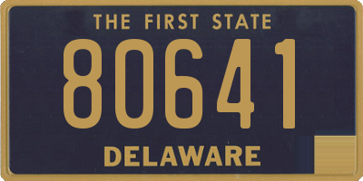 DE license plate 80641
