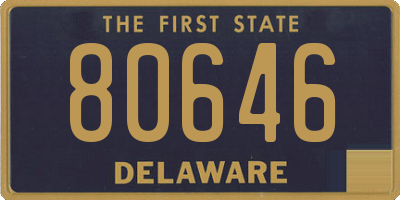 DE license plate 80646