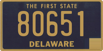 DE license plate 80651