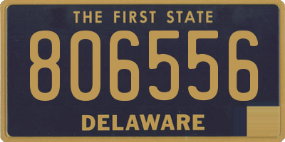 DE license plate 806556
