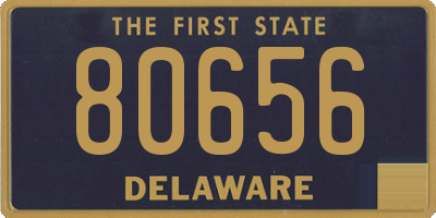 DE license plate 80656