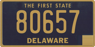 DE license plate 80657