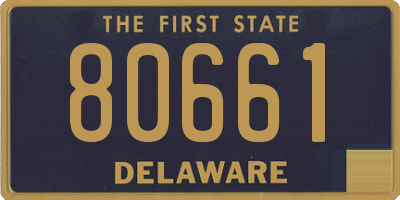 DE license plate 80661