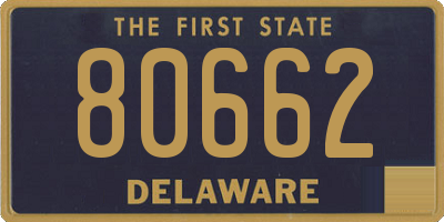 DE license plate 80662