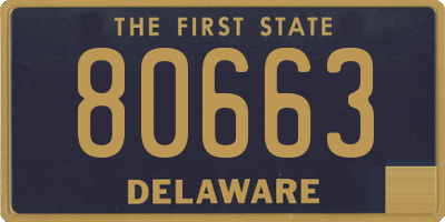 DE license plate 80663