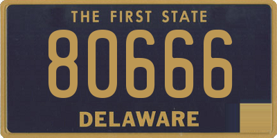 DE license plate 80666