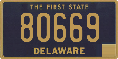 DE license plate 80669