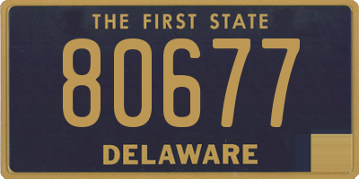 DE license plate 80677