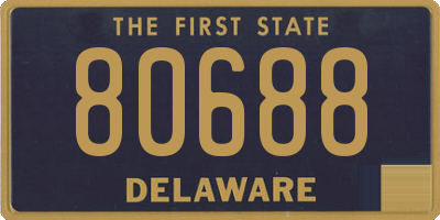 DE license plate 80688