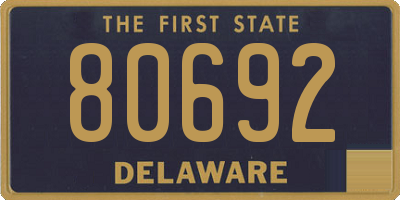 DE license plate 80692