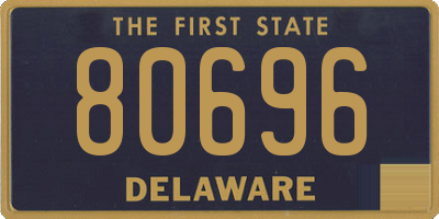 DE license plate 80696