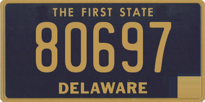 DE license plate 80697