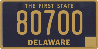 DE license plate 80700