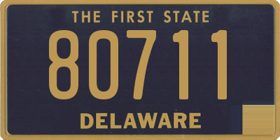 DE license plate 80711