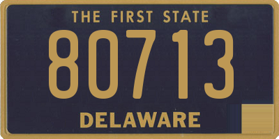 DE license plate 80713