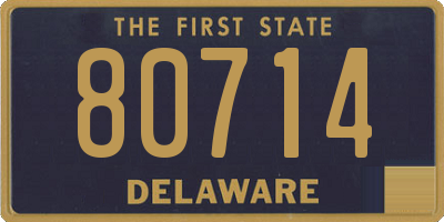DE license plate 80714