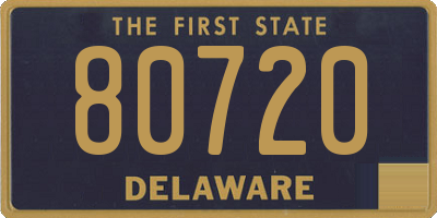 DE license plate 80720