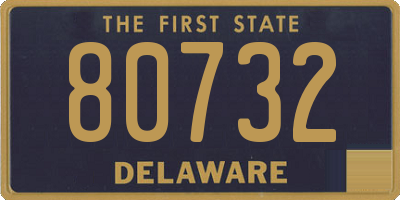 DE license plate 80732