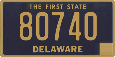 DE license plate 80740